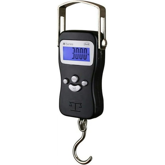 AMERICAN WEIGH SCALES Hanging Scale Digital Luggage Scale with Hook, Black