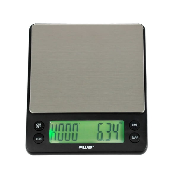 AMERICAN WEIGH SCALES Multifunctional Digital Coffee Scale with Back-lit LCD, 3000g