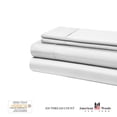 thumbnail image 1 of AMERICAN WOODS NEW YORK 420 Thread Count 100 Percent Cotton Sateen Sheet Set Full White, 1 of 1