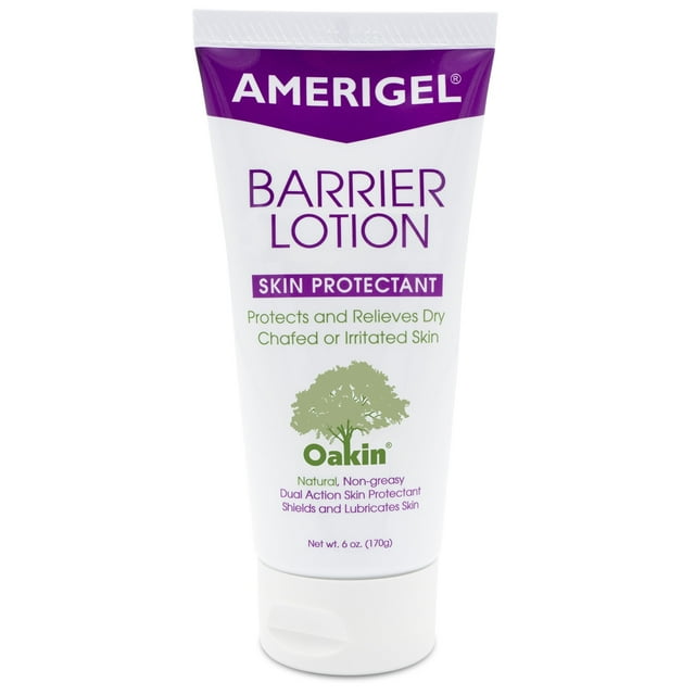 AMERIGEL Barrier Lotion (6 oz. Tube) Invisible Skin Protectant All