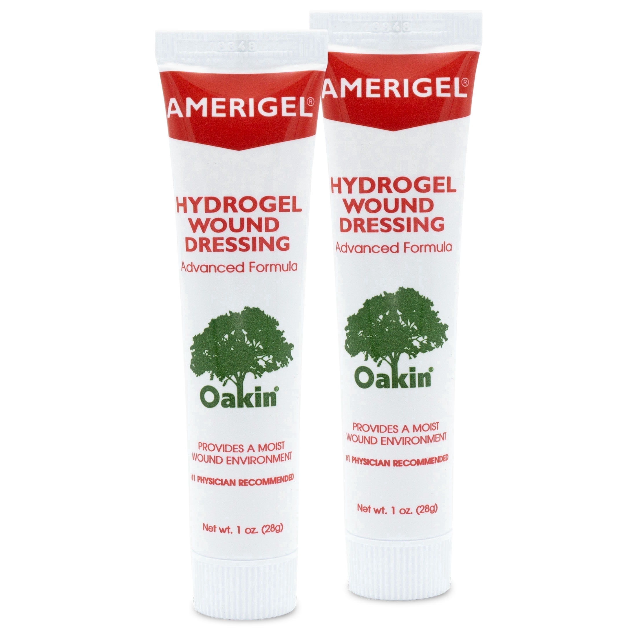 AMERIGEL Hydrogel Wound Dressing with Oakin (1 oz. Tube) – Ulcer Care ...