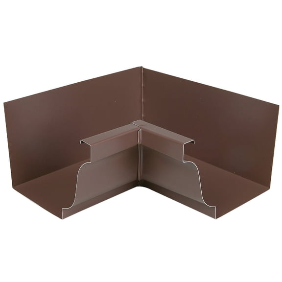 AMERIMAX HOME PRODUCTS 2520119 5-Inch Aluminum Inside Mitre, Brown