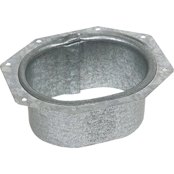 Amerimax Home Products Galvanized K Style Downspout Outlet 29051 - 2 In. x 3 In.