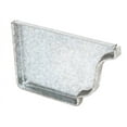 thumbnail image 1 of Amerimax 29205 Gutter End Cap, 5 in L, Galvanized Steel, For: 5 in K-Style Gutter System, 1 of 4