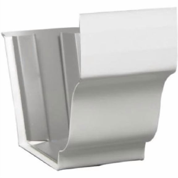 AMERIMAX HOME PRODUCTS 33209 5-Inch Galvanized Slip Joint, White, Pack of 2