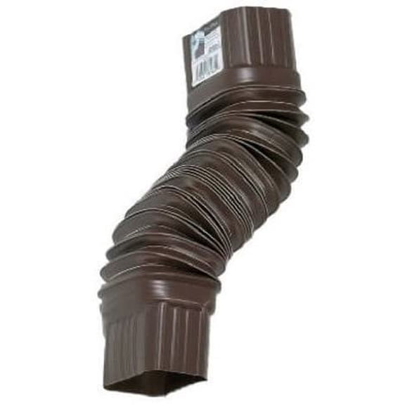 AMERIMAX HOME PRODUCTS 3708419 2x3 Flex Elbow, 3 Pack of Brown