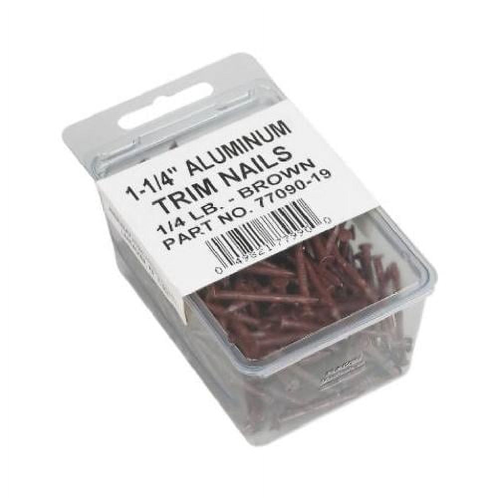 AMERIMAX HOME PRODUCTS 7709019 1-1/4-Inch Trim Nails, Brown - Walmart.com