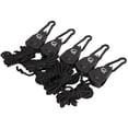 thumbnail image 1 of Ameristep Hunting 1/8" Premium Nylon Ratching Quick-Cinch/Release Ground Blind Tie Down Cords with Carabiners, 5-Pack, 1 of 4