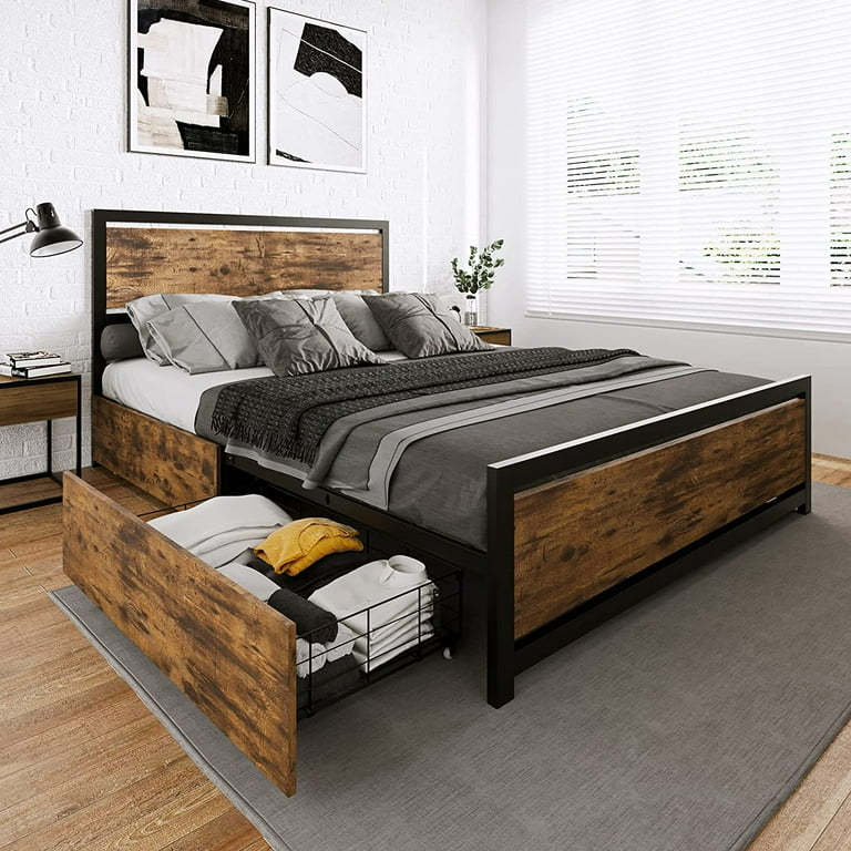 Full xl 2024 storage bed