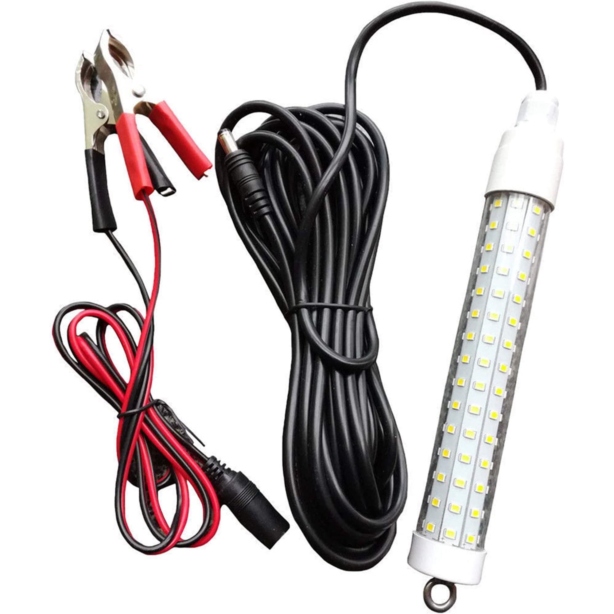 AMERTEER 12V 120 LED Submersible Fishing Light Underwater Fish Finder Lamp, Night Fishing Lure Bait Finder Crappie Boat Ice Fishing Light Attractants More Fish with 6M Power Cord