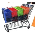 thumbnail image 1 of AMERTEER 4-Piece Supermarket Trolley Bag Foldable Reusable Insulated Refrigerated Grocery Shopping Bag Large Capacity Insulated Bag Easy to Carry, 1 of 8