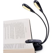 AMERTEER Clip On Reading Light 12 LED Book Light with 2 Brightness Levels