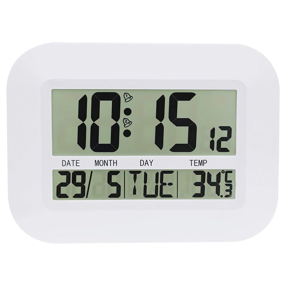 AMERTEER Creative Wallmounted Alarm Clock Desktop Electronic Clock