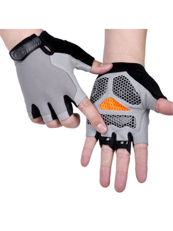 Cycling half Finger Mountain Bicycle Men Women Gel Pad Anti-slip Breathable Outdoor Sports Shock-absorbing Riding Biking Cycle Gloves