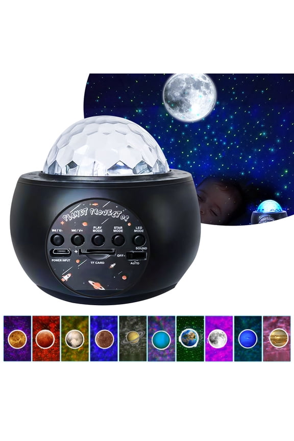 Galaxy Projector 32 Color Modes Dynamic Night Lights, Soft White