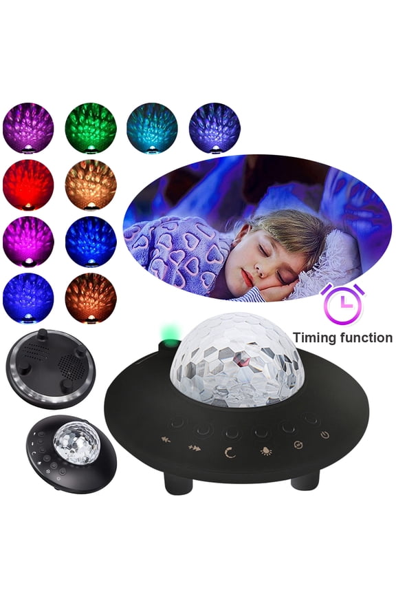 Galaxy Star Projector Night Sky Light with Music Speaker & Remote Control for Bedroom/Party/Home Decor Ultra Quiet Starry Projector for Baby Children with Voice Control and Timer