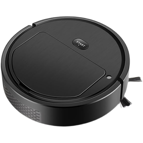AMERTEER Home 4 in 1 Robot Vacuum Cleaner Spray Sweeping Robot Cleaning Machine USB Charging Vacuum Cleaners Dry and Wet Mopping Robot (Color : Black)