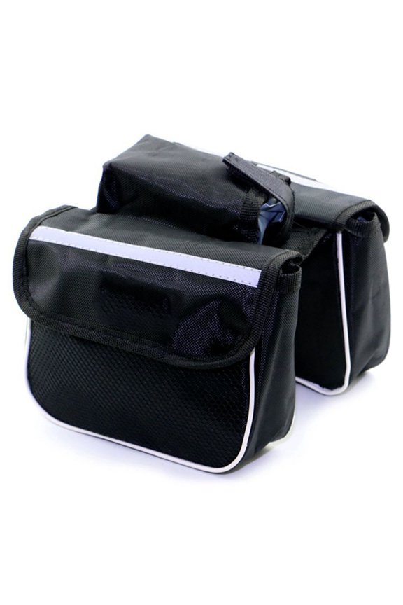 Large Capacity Double Bicycle Pannier Rear Seat Bag , PVC Waterproof Bike Pouch Saddle Bag For Cycling Traveling
