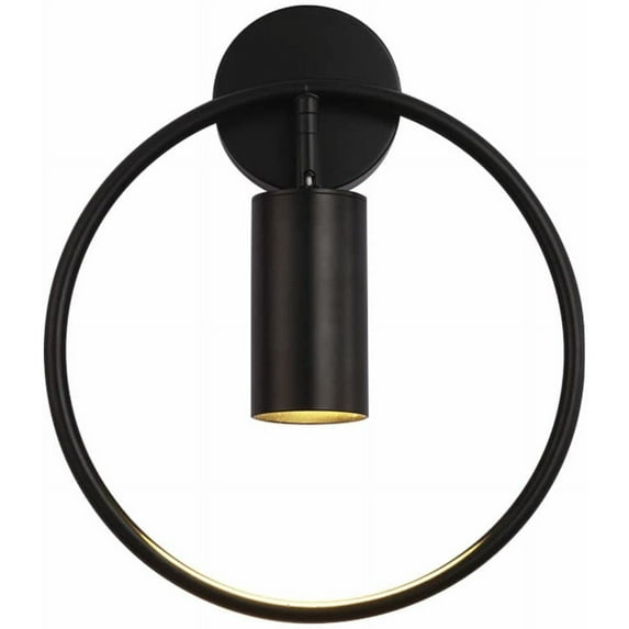 AMERTEER Lighting Brass Modern Wall Mounted Light -Light Mid Century Circle Wall Sconces Bedroom Decor Hallway Light