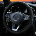 thumbnail image 1 of AMERTEER Microfiber Leather Steering Wheel Cover Breathable Auto Car Steering Wheel Cover for Men Women Universal Car Truck SUV 15 Inches, 1 of 6