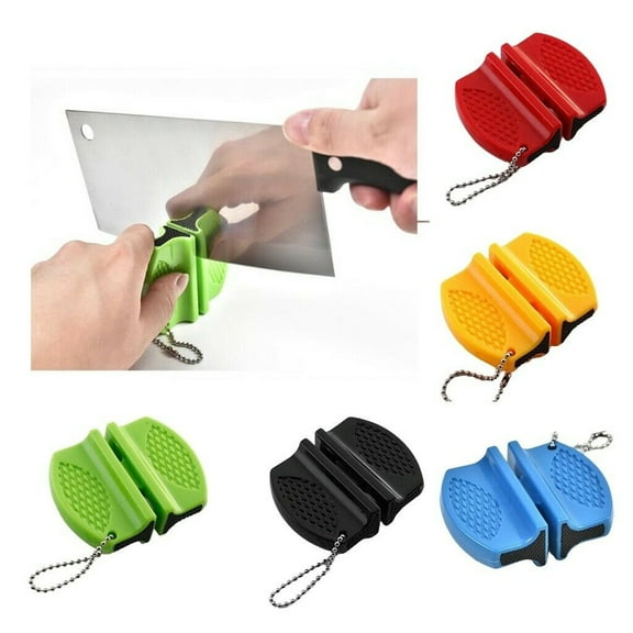 AMERTEER Mini Ceramic Rod Tungsten Steel Outdoor Kitchen Knife Sharpener Sharpening Stone