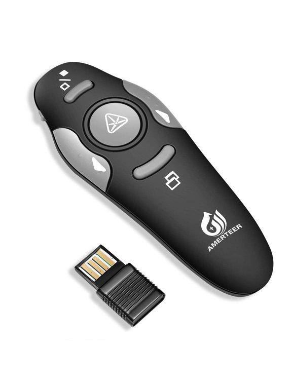 Wireless Presenter, PPT Controller Presentation Remote Control Laser Po