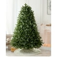 thumbnail image 1 of AMERZEST Christmas Tree 9ft Premium Fraser Fir Artificial Christmas Tree, Hinged Fraser Spruce Xmas Tree No Lights, Feel Real Christmas Full Tree, 1 of 6