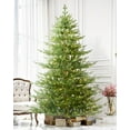 thumbnail image 1 of AMERZEST Pre-Lit Christmas Tree 7.5 ft Aspen Fir Artificial Christmas Tree with 650 Dual Color LED Lights w/Remote Control, 1 of 6