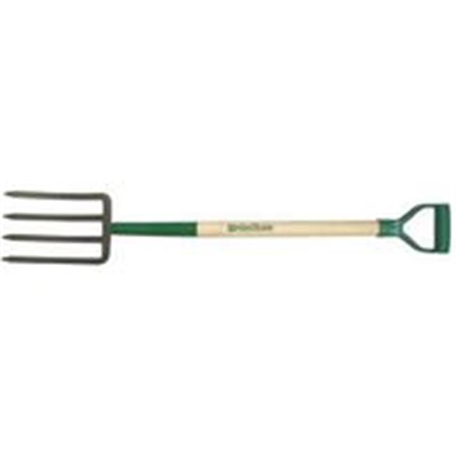 AMES 2826200 Spading Fork 4-Tine Steel Tine Hardwood Handle - Walmart.com