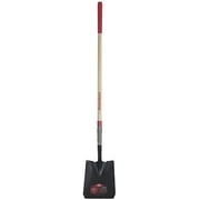 The AMES Companies Razor-Back Square Point Shovel - Wood Handle, Red   Residential Use, Standard Application