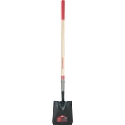 The AMES Companies Razor-Back Square Point Shovel - Wood Handle, Red   Residential Use, Standard Application