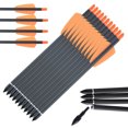 thumbnail image 1 of AMEYXGS 100% Pure Carbon Arrows 7.5" Crossbow Bolts Archery Hunting-12pcs, 1 of 5