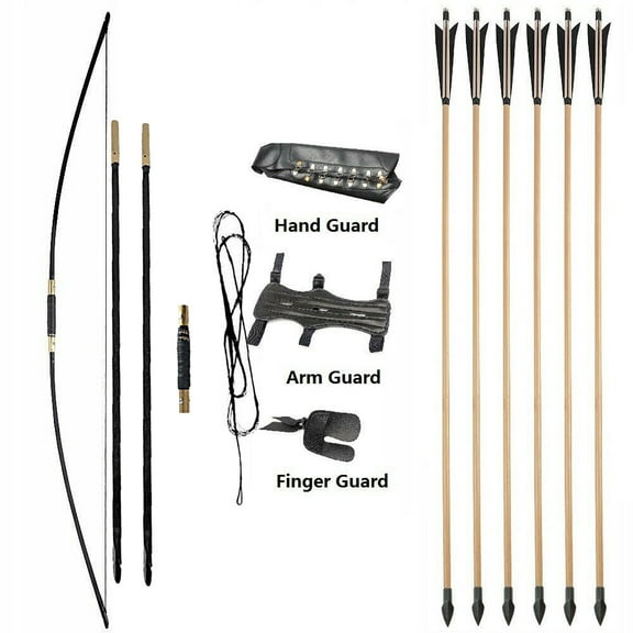 AMEYXGS Archery 30-70lbs Traditional Longbow Takedown Archery Hunting