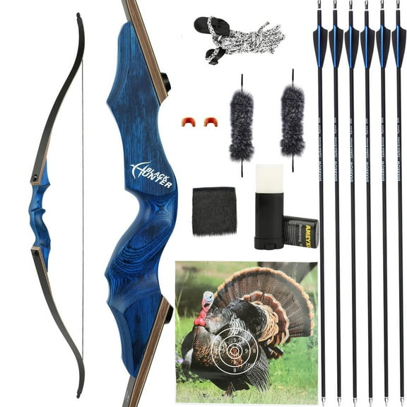 AMEYXGS Archery 60" Archery Recurve Bow Takedown 20lbs Target RH