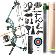 AMEYXGS Archery Bowfishing Compound Bow Kit For Bowfishing Arrow,Right & Left Hand