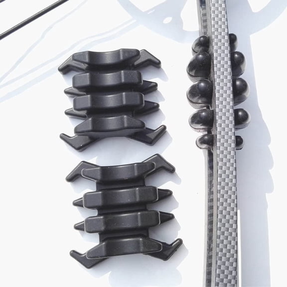 AMEYXGS Archery Compound Bow Stabilizer Limb Damper Rubber Silencers-black