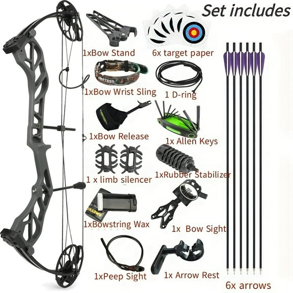 AMEYXGS Archery E8 Compound Bow Hunting Target Kit