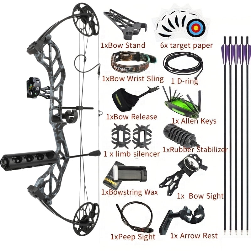AMEYXGS Archery E8 Compound Bow Hunting Target Kit