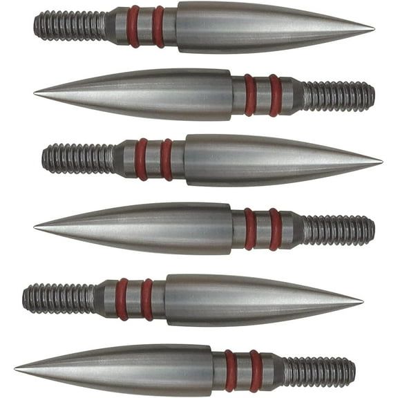 AMEYXGS Archery Field Points Arrowheads 100 Grains Screw in Broadheads (9/32-6PCS)