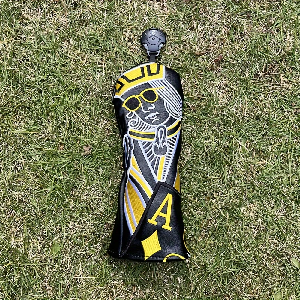 AMEYXGS Archery Golf Club #1/3/5 Wood Headcovers Driver Fairway Wood Cover PU Putter Head Covers