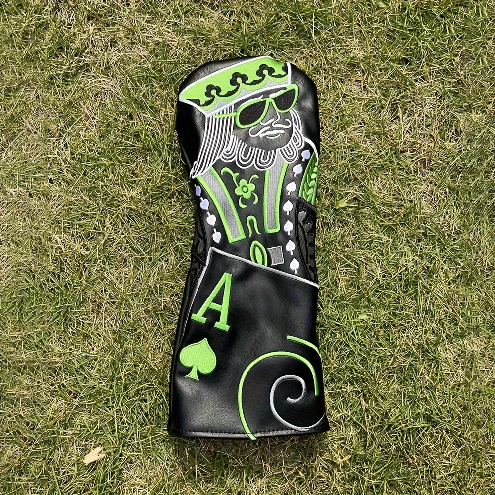 AMEYXGS Archery Golf Club #1/3/5 Wood Headcovers Driver Fairway Wood Cover PU Putter Head Covers