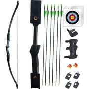 AMEYXGS Archery Sets Bow and Arrow Adult - Takedown Recurve Bows Beginner Outdoor Target Practice Hunting