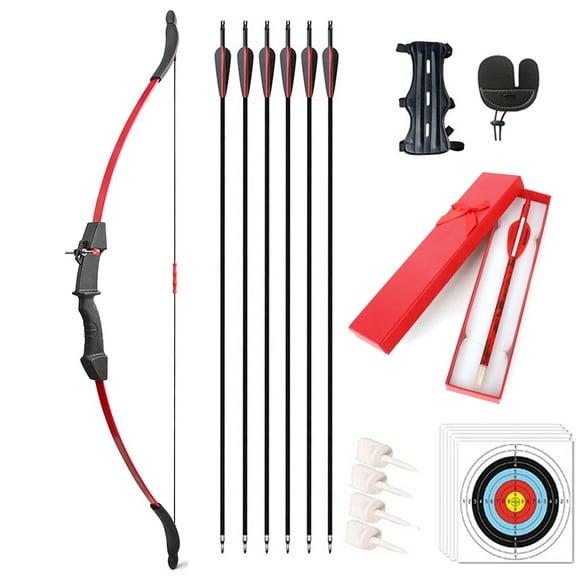 AMEYXGS Archery Takedown Recurve Bow and Arrows Set for Adults Beginner Hunting