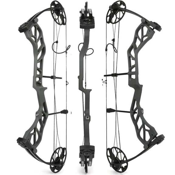AMEYXGS E8 Compound Hunting Bow 31 ATA, IBO 320 FPS, 30-70 Lbs