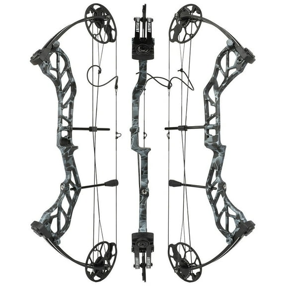 AMEYXGS E8 Compound Hunting Bow 31 ATA, IBO 320 FPS, 30-70 Lbs
