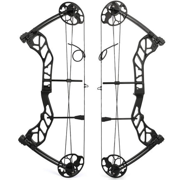 AMEYXGS E8 Compound Hunting Bow 31 ATA, IBO 320 FPS, 30-70 Lbs