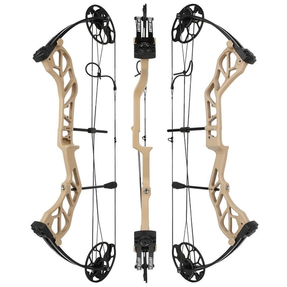 AMEYXGS E8 Compound Hunting Bow 31 ATA, IBO 320 FPS, 30-70 Lbs