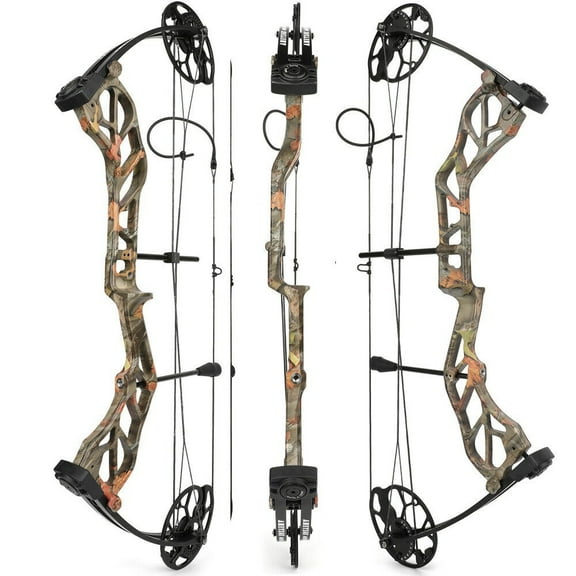 AMEYXGS E8 Compound Hunting Bow 31 ATA, IBO 320 FPS, 30-70 Lbs