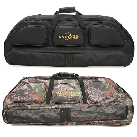 AMEYXGS Soft Compound Bow Case with Backpack Straps, Archery Storage, 43.5" L x 16" W, Camo