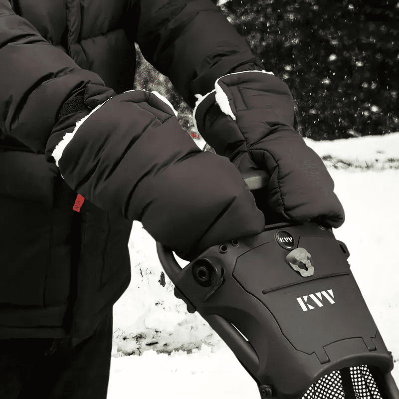 AMEYXGS Winter Waterproof Warm Golf Cart Push Gloves Thick Outdoor Durable Men & Women